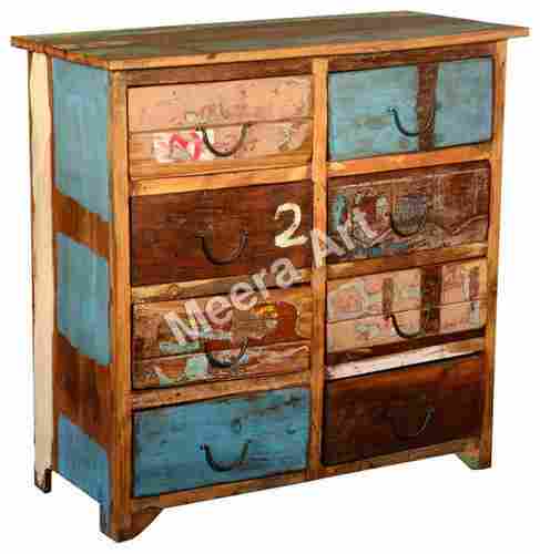 Primary Colors Reclaimed Wood 8 drawer sideboard