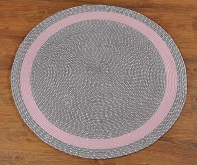 Replica Decorative Viscose Yarn Round Rug