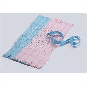 Pink/Blue/White Mother-Infant Wristbands With Snap Closure Available At Best Selling Price