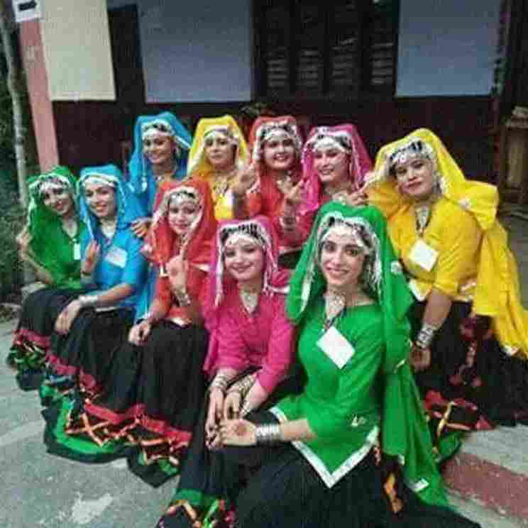 Punjabi Giddha Dance Costume