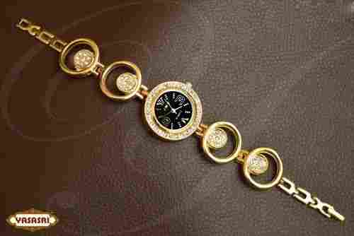Gold Plted Ladies Watch