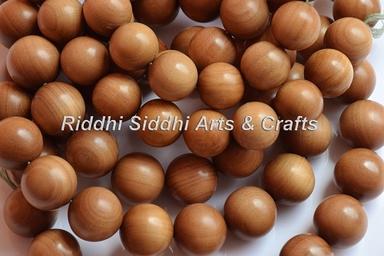 Natural Golden Brown Sandalwood Prayer Beads