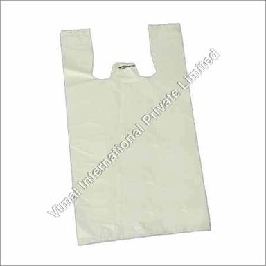 White W Cut Plastic Bags