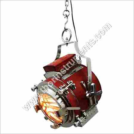 Hollywood Red Leather Pendant Lamp Ceiling Light