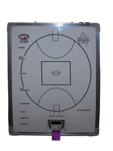 Australian Rules Football Coaching Board with Timer