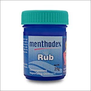 Ayurvedic Medicine Menthodex Decongestant Vaporizing Ointment
