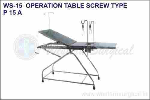 Operation Table Screw Type