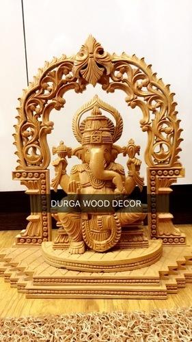 Wood Ganesh Murti