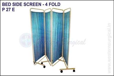 Stainsteel Bed Side Screen - 4 Fold