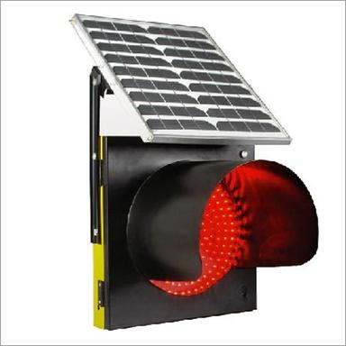 Red Solar Traffic Blinker