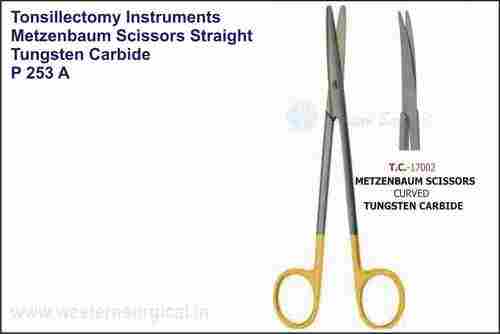 Metzenbaum Scissors (Straight)(Curved) - Tungsten