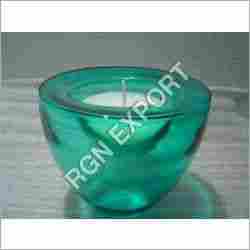 Candle With Glass Bowl
