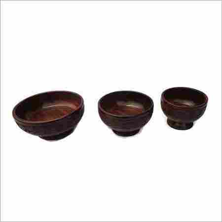 Desi Karigar Carved Big Bowl Set Of Three