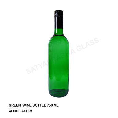 Transparent 1000 Ml Liquor Bottle