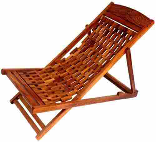 Desi Karigar Folding Garden Easy Chair In Sheesham Wood
