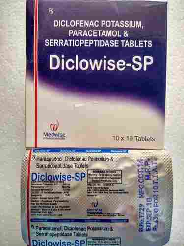 Tablet Diclofenac, Paracetamol and Serratiopeptid