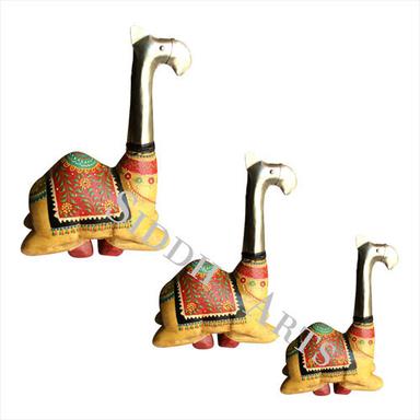 Antique Imitation Wooden Camel Decorative Figurine