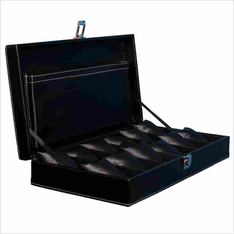 Fico Black Watch Box for 12 watches