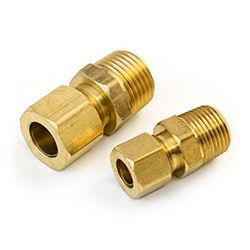Golden Brass Compression Mpt Connector