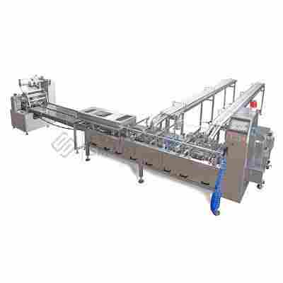 Double Lane Sandwiching Machine With Packaging