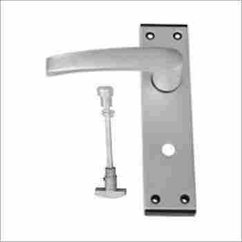 Lever Bathroom on 6 Plate With Black End Cap