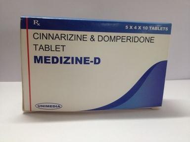 Cinnarizine+Domperidone Age Group: Adult