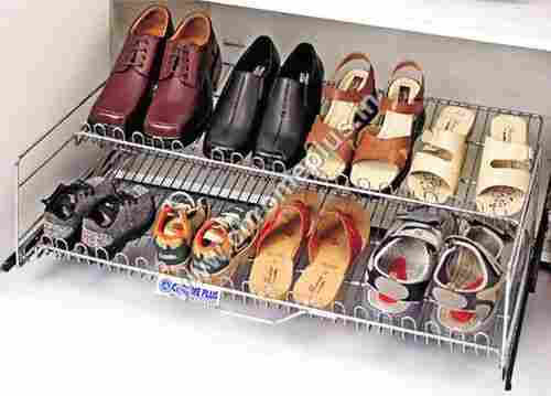 SS Shoe Rack 2 Shelves