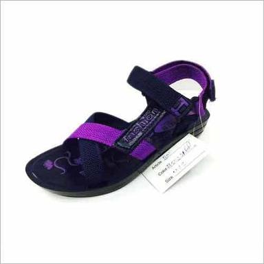 Purple Heavy Duty Pu Ladies Sandal