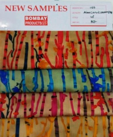 Print Cambric Cotton Fabric Length: 42 Inch (In)