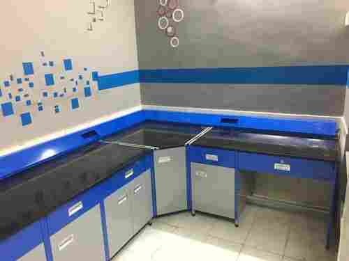 Modular Laboratory Table With Cabinets