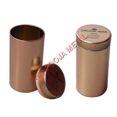 Golden Coffee Tin Container