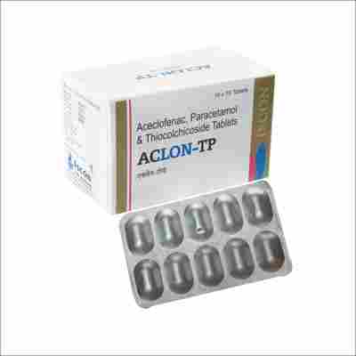 Aceclofenac Paracetamol &Thiocolchicoside Tablet