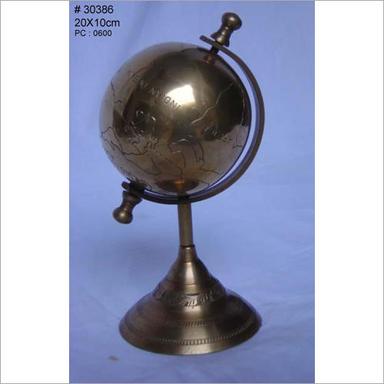 Golden Brass Metal Globe