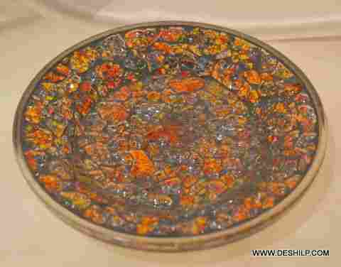 Glass Mosaic Plates