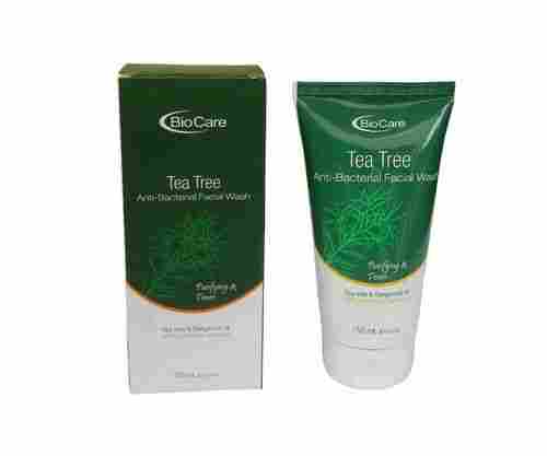 Bio Care Anti Bacterial Tea Tree Face Wash With Turmeric Extract 150 Ml