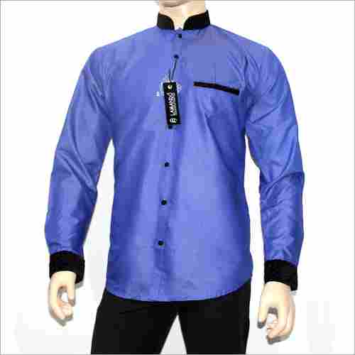 Chinese Collar Mens Shirt