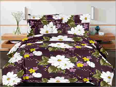 Cotton Double Designer Print Bed Sheet