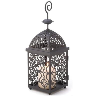Gifts & Decor Moroccan Birdcage Iron Candle Holder Hanging Lantern