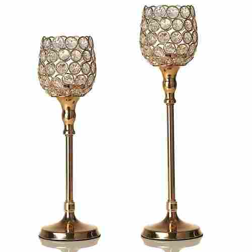 Gold Sparklers Wine Glasses Wedding Centerpieces Crystal
