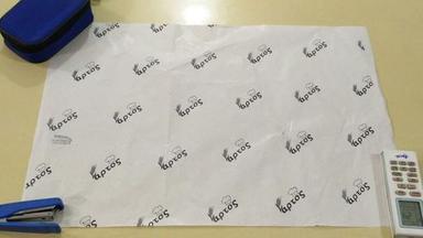 Wood Pulp Mg White Printed Tissue Paper