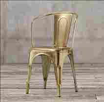 Rose gold Finish Industrial Metal Chair