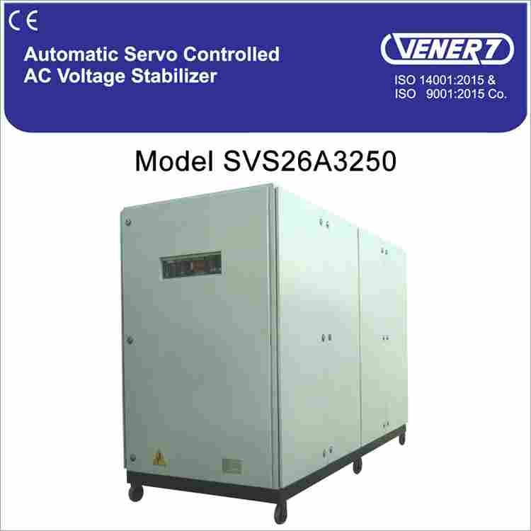 250kVA 361 Amps Power Servo Controlled Air Cooled Voltage Stabilizer