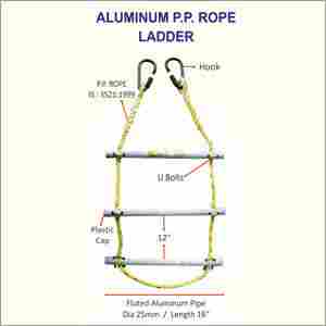 Aluminum P P Rope Ladder ( 14mm dia )