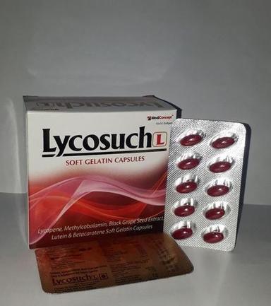 Lycopene + Methylcobalamin + Lutein + Black Grapea  Seed + Betacarotene 5 Mg Soft Gela  Capsules