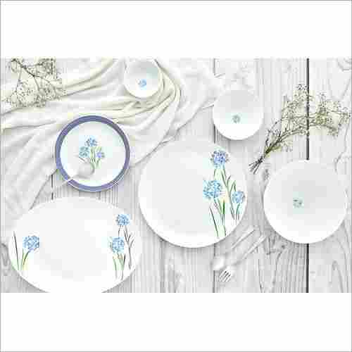 Opal Glass Dinner Set Printing Services