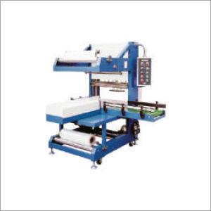 Blue And White Automatic Stretch Wrapping Machine