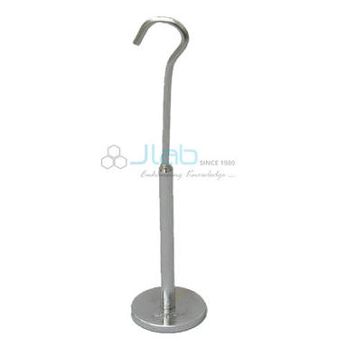 Hanger For Slotted Weight Steel Nickel Plated