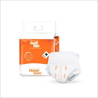 White Orange Pants 5 Pack Baby Dry Diaper Pant