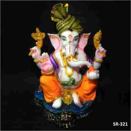 8 Inches Lord Pagdi Ganesh