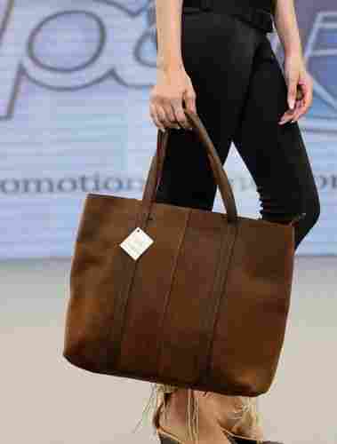 Large Leather Tote Carry Bag